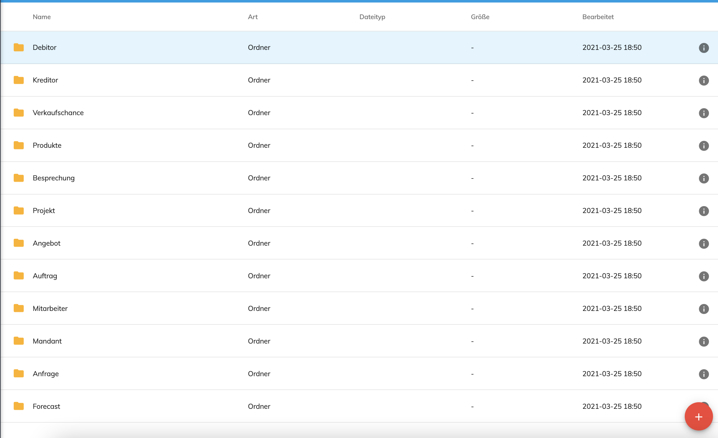 Liste aller Module