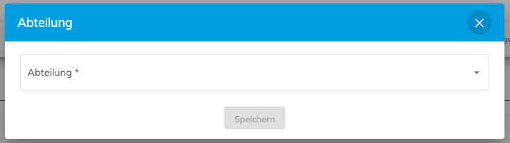 Abteilung hinzufügen