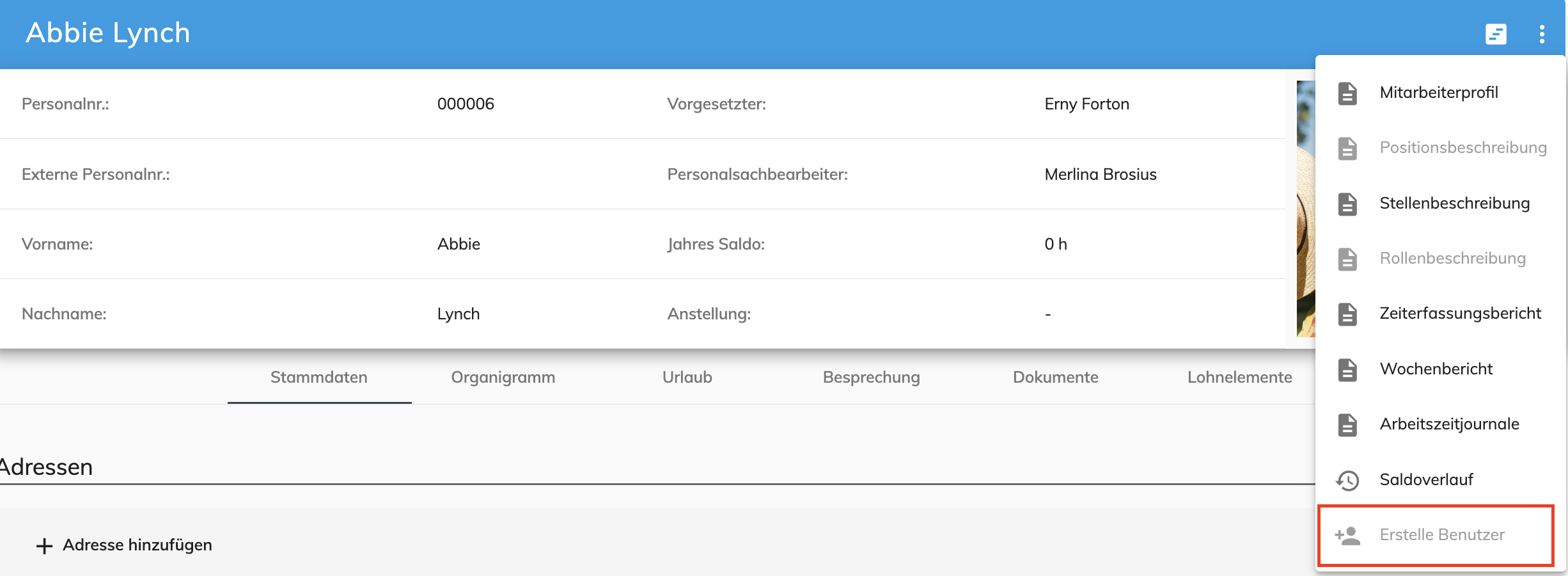 Bild von Dropdown