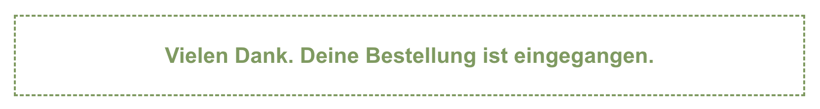 Bestellungsbestätigung