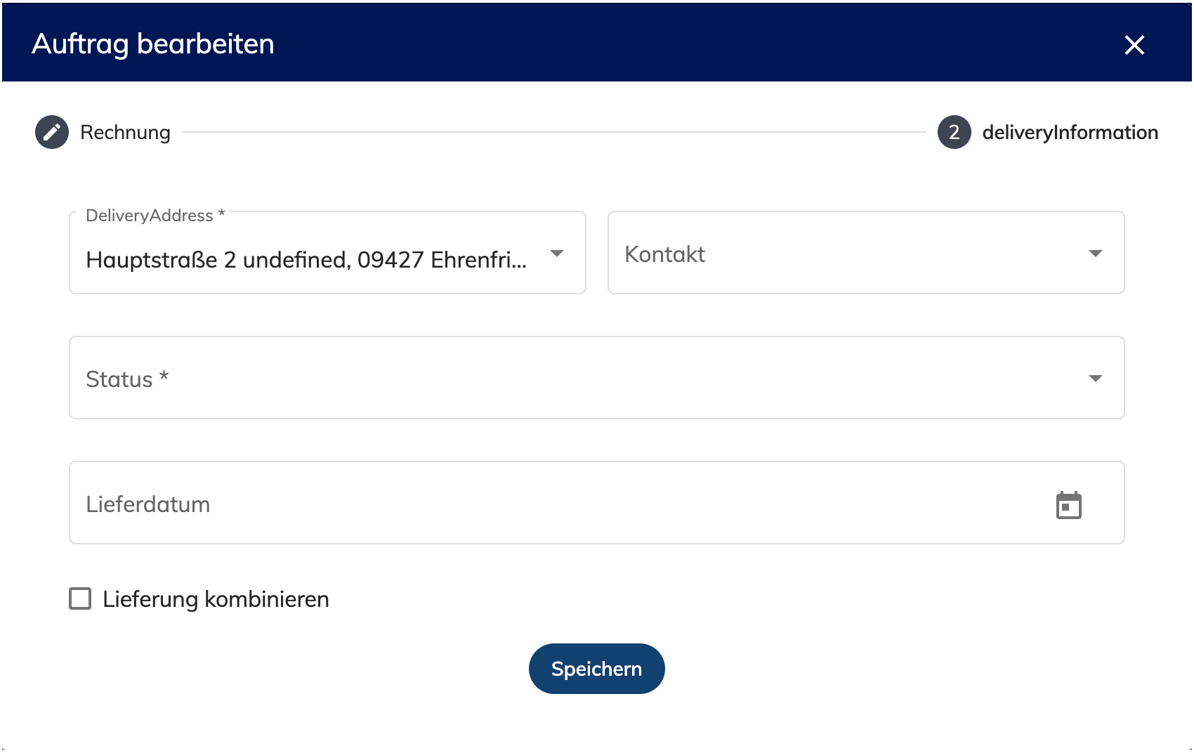 Lieferinformationen