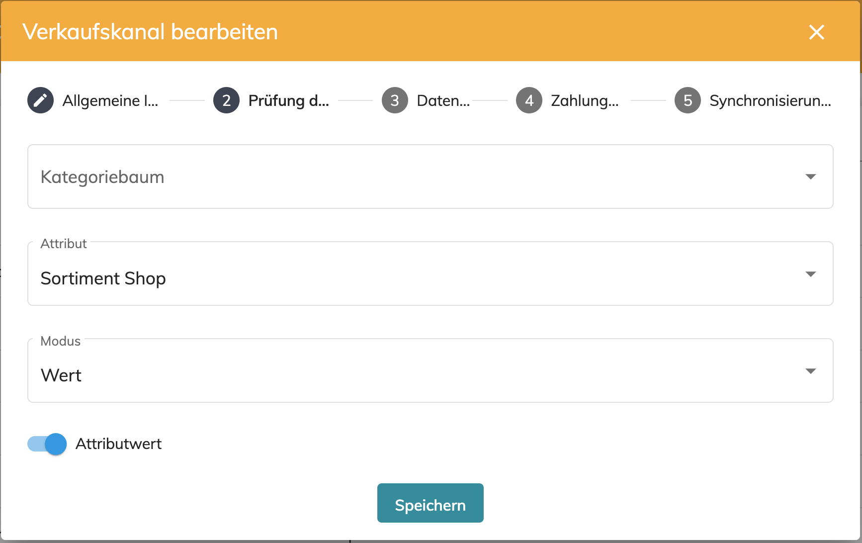 Im Produkt ausleiten