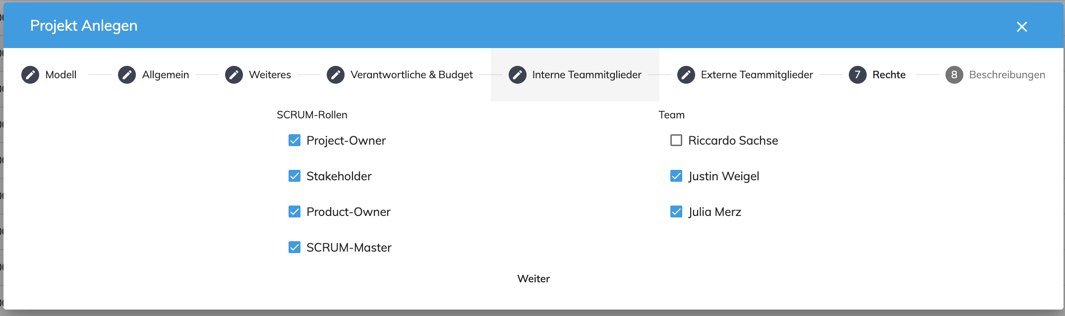 Erstellen Projekte