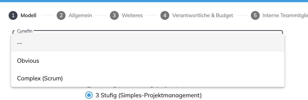 Erstellen Projekte