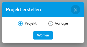 Projektvorlagen