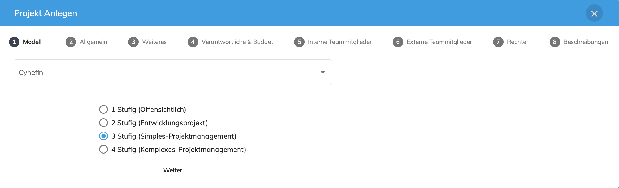 Erstellen Projekte